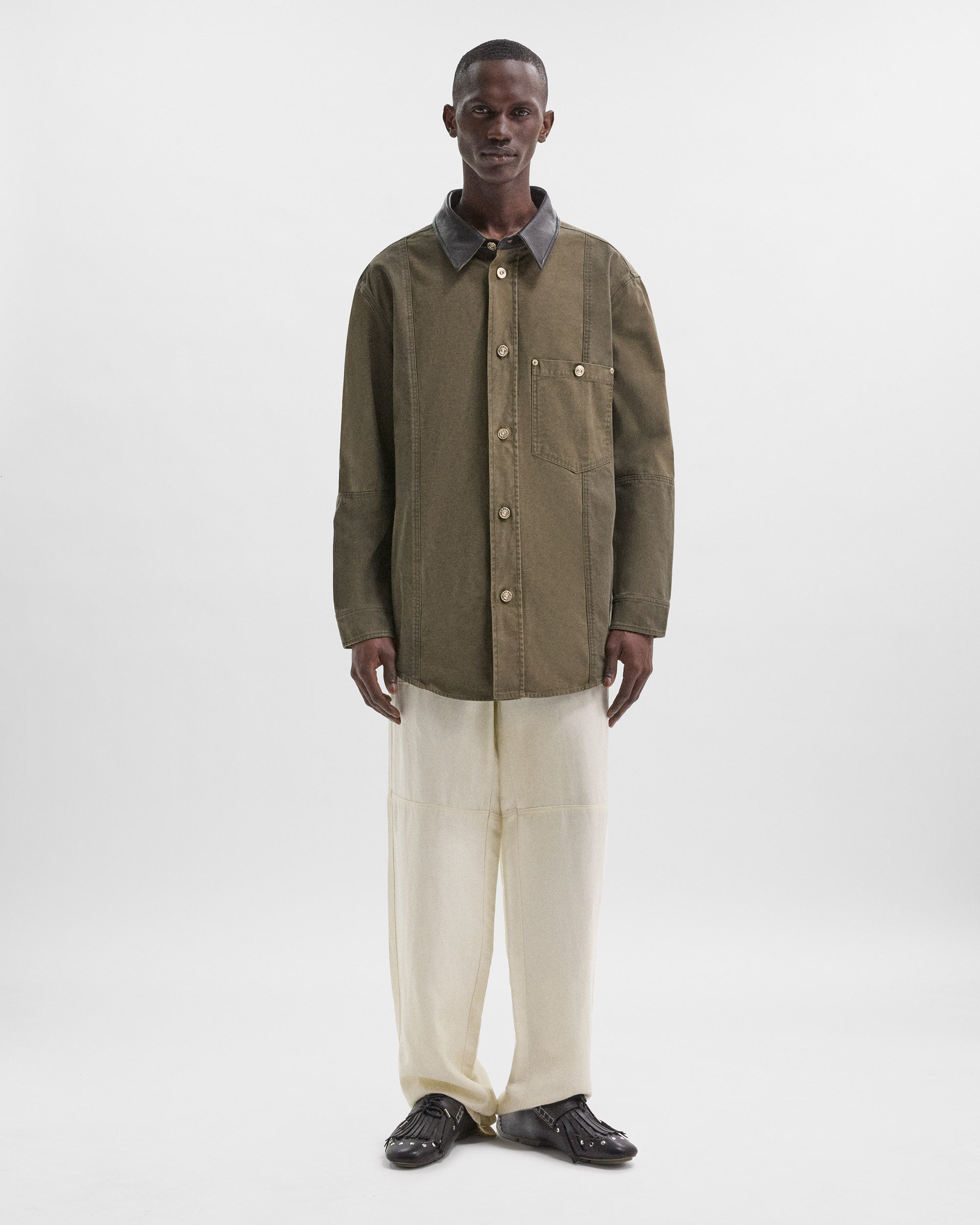 Brixton Shirt Jacket | Wales Bonner Spring Summer 2026 Collection
