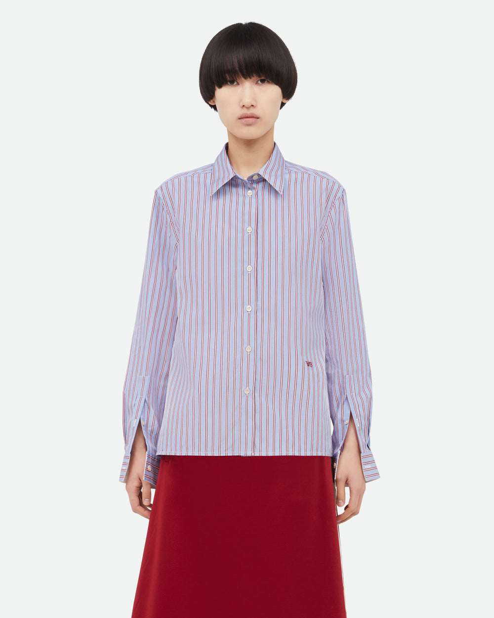 wales bonner23ss aw stripe shirtストライプシャツ