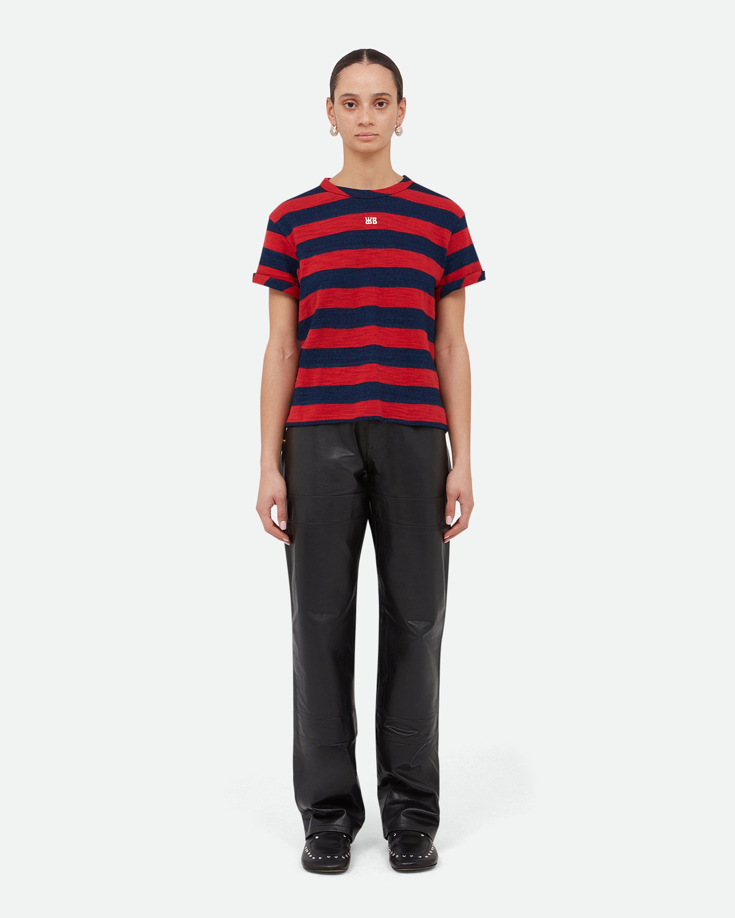 Tシャツ・カットソー WALES BONNER Women Tunic Tops WS23SH13VI035135 43004 BLUE MU Womenswear Tops – Wales Bonner