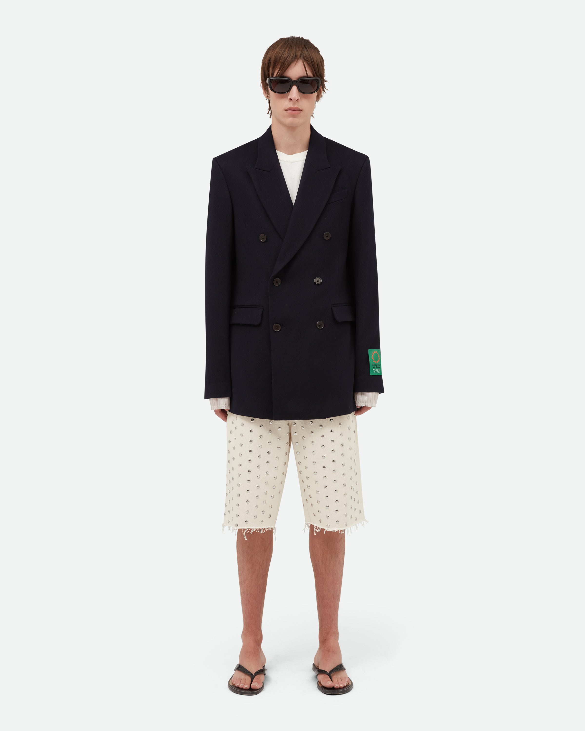 stussy WALES BONNER LEOPARD SWEATER M