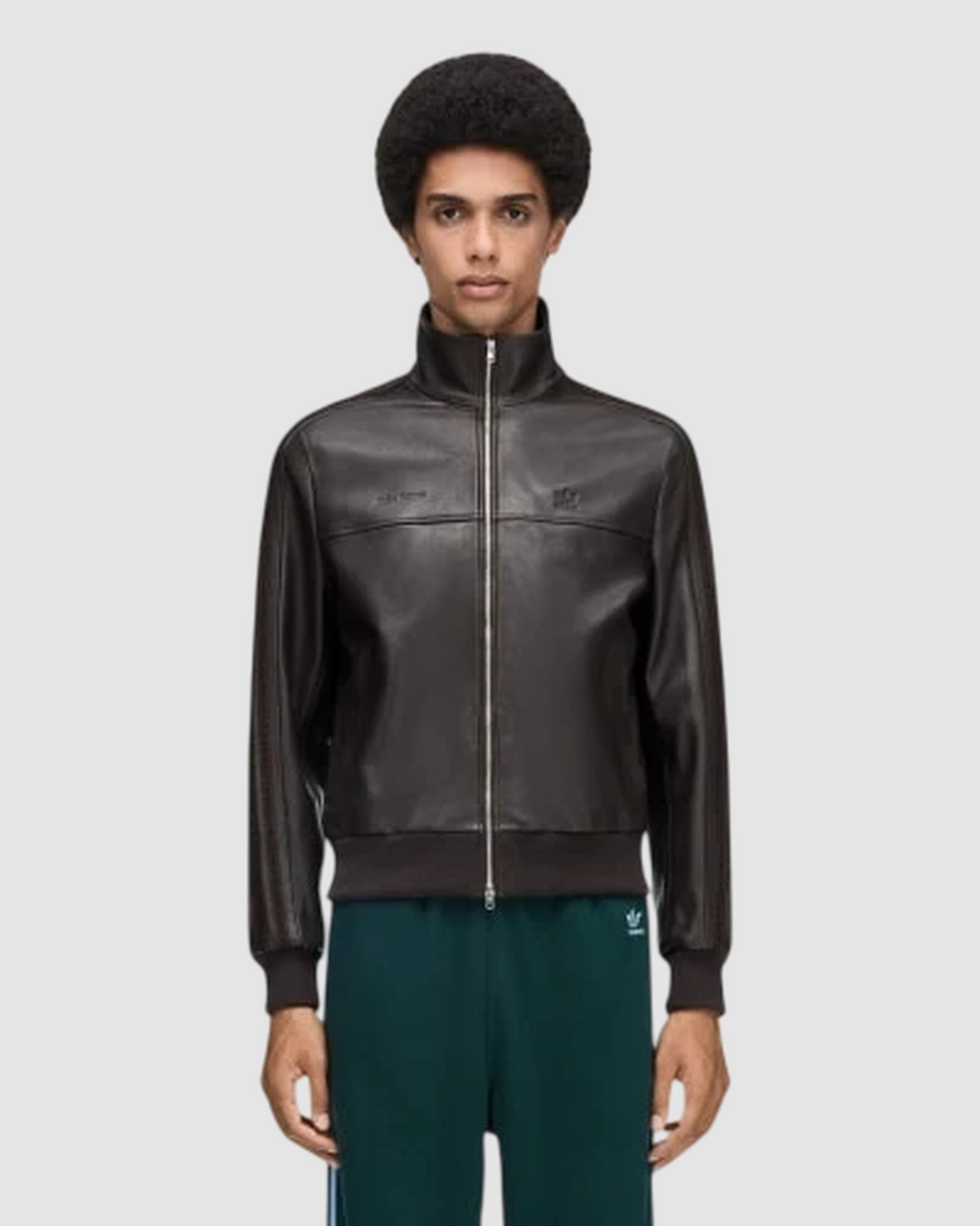 adidas Originals by Wales Bonner Leather Jacket