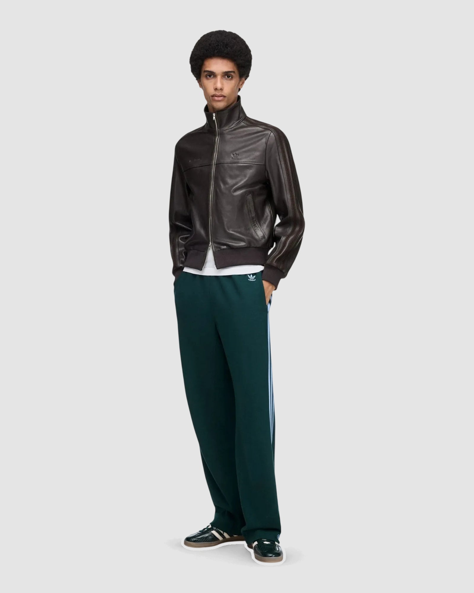 adidas Originals by Wales Bonner Leather Jacket
