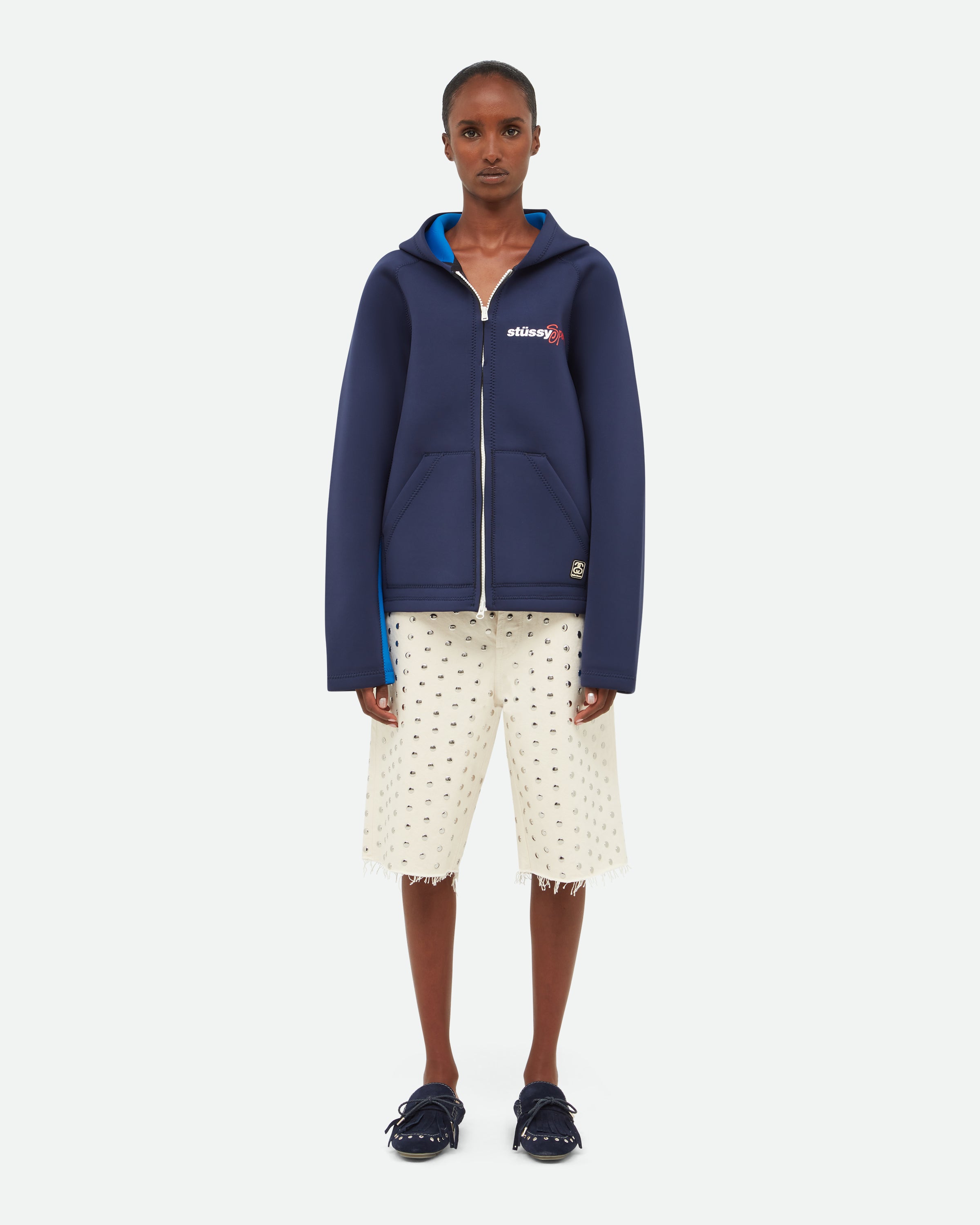 Stussy WALES BONNER FLEECE ZIP HOODIE XL