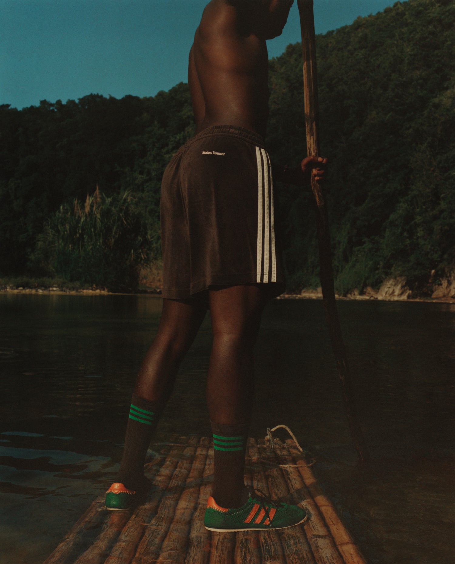 WALES BONNER/adidasコラボショーツ M adidas Track Shorts x Wales Bonner | Burgundy | SVD USA